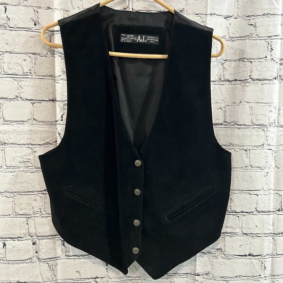 AJ Western Wear Jackets & Blazers - Ladies AJ Western Wear Suede Leather vest Size L